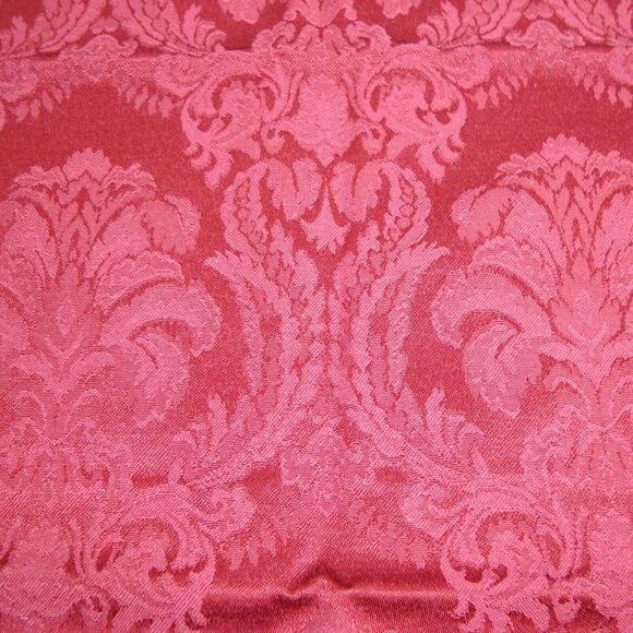 (4) Burgundy Damask Fabric Cloth Napkins Royal Palace Design - Picture 4 of 4